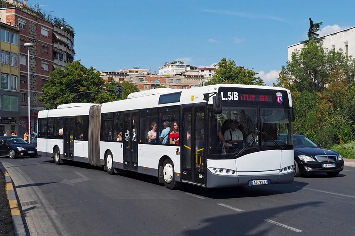 Tirana city bus